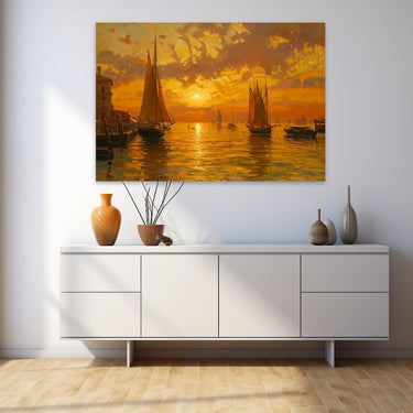 Impressionism Sunset Painting